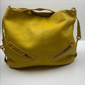 Presa  mustard leather handbag